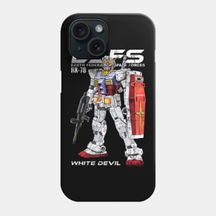 White Devil: Earth Federation Space Force Phone Case