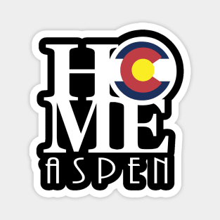 HOME Aspen Colorado Magnet