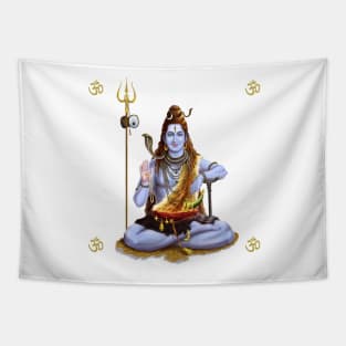 Blessing Of Shiv , lord shiva Tapestry