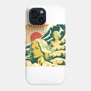 Japanese Surfers Phone Case