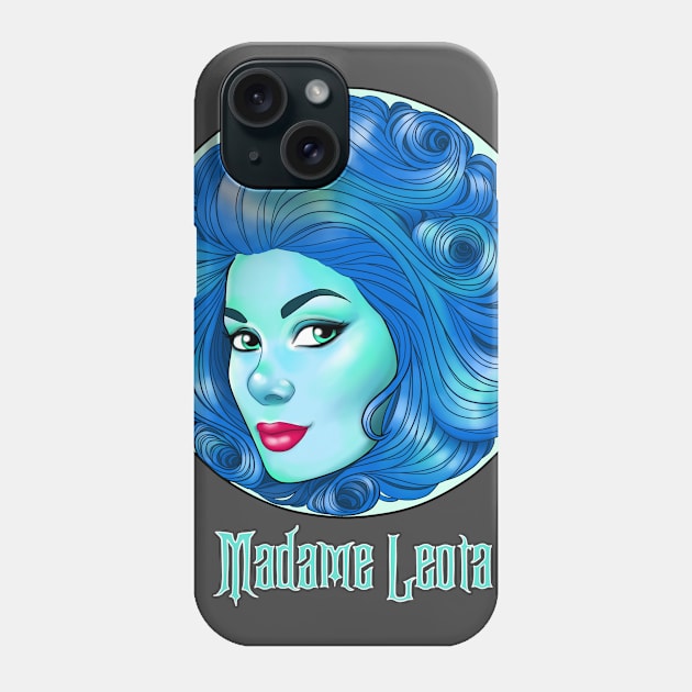 Madame Leota Phone Case by Becca Whitaker