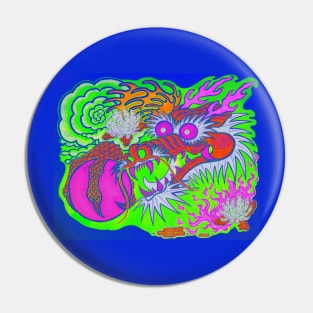 Neon Dragon With 4 Elements Variant 22 Pin