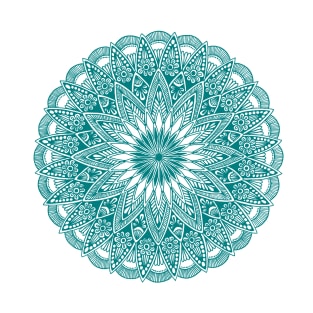 Mandala (teal) T-Shirt