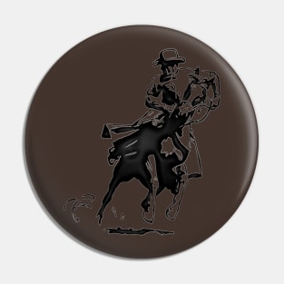 Western Era - Cowboy on Horseback 2 Pin