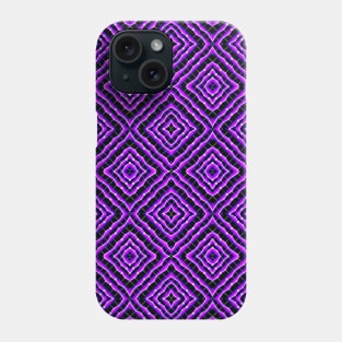 Bright Neon Purple Pattern Phone Case