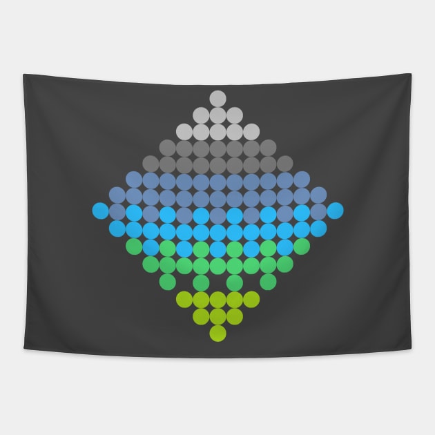 dot pattern C Tapestry by prettyguardianstudio