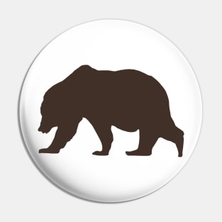 Bear Silhouette Pin