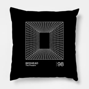 Bedhead // Minimalist Graphic Artwork Design Pillow