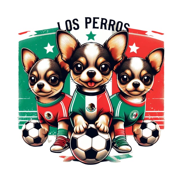 Chihuahua Soccer Futbol Los Perros Mexico #2 by Battlefoxx Living Earth