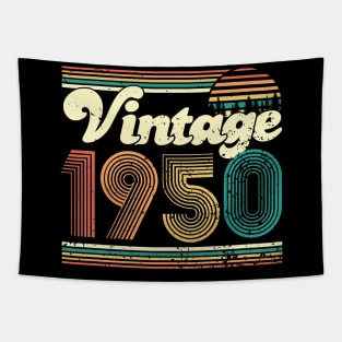 70th Birthday Gift 70 years Vintage 1950 Men Women Tapestry