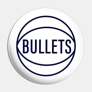 Defunct Baltimore Bullets Basketball (Small) Pin