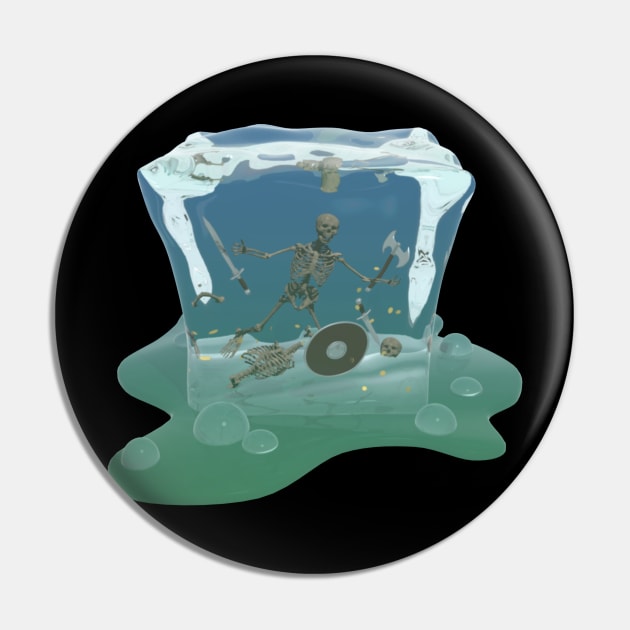 Gelatinous Cube 3D Pin by CCDesign