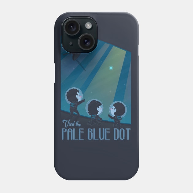 The Pale Blue Dot Phone Case by Queenmob