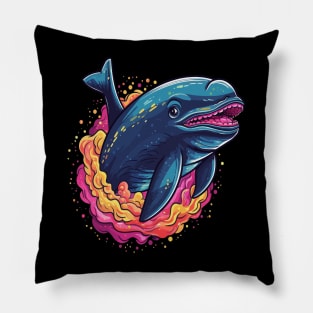 Whale Smiling Pillow