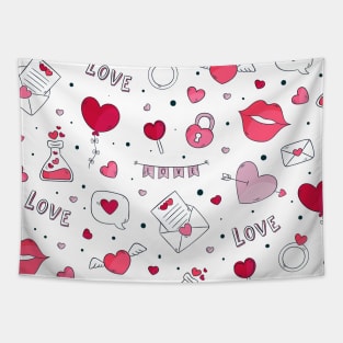 Valentines Love Tapestry