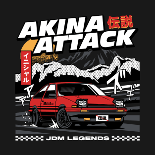 AE86 Akina Attack T-Shirt