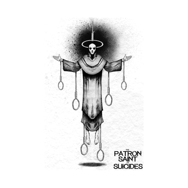 The Patron Saint of Suicides - Original Art by Shawn Coss by Patron Saint of Suicides