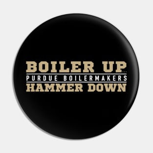 Purdue University Boilermakers Between The Lines Pin