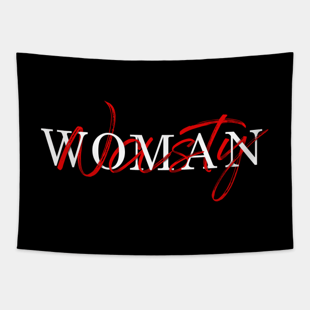 Nasty Woman Tapestry by zerobriant