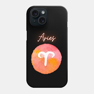 Aries zodiac sign Phone Case