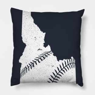 Idaho Baseball Seams Pillow