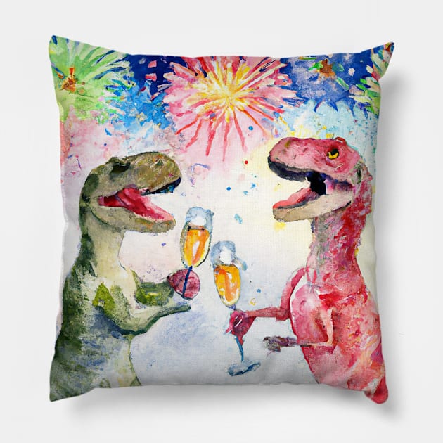 Time to celebrate Pillow by TrexAmbassador