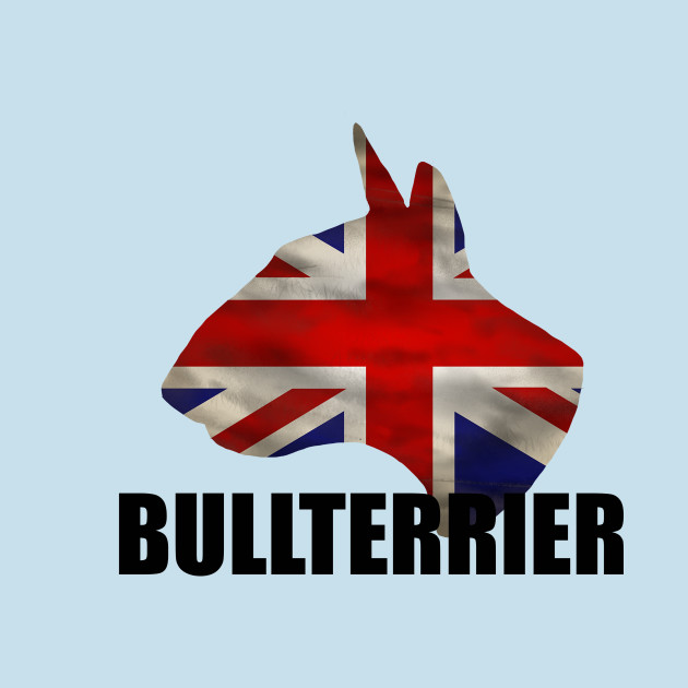 Discover BULL TERRIER - GB flag - Bull Terrier - T-Shirt