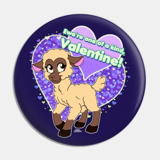 Sweet Sheep - Valentine's Day (Grape Soda) Pin