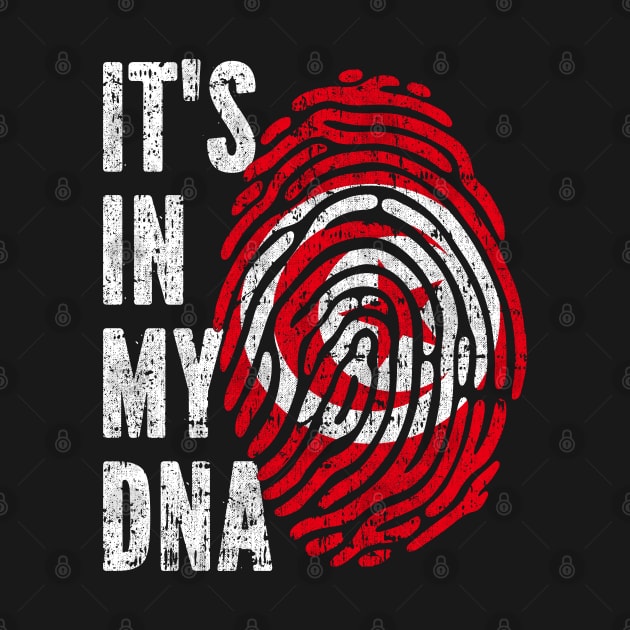 IT'S IN MY DNA Tunisia Flag Men Women Kids by simonStufios