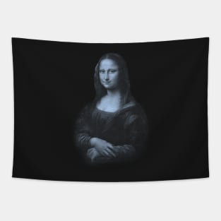 Mona Lisa in Blue Tapestry