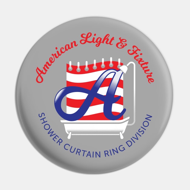 American Light and Fixture — Shower Curtain Ring Division Pin by Eat, Geek + Be Merry