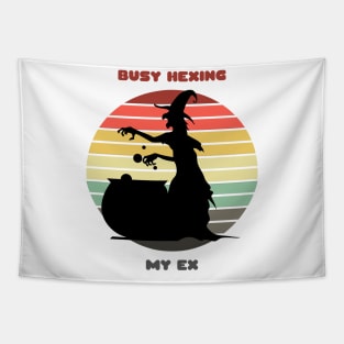 Sunset Witch / Busy Hexing My Ex Tapestry