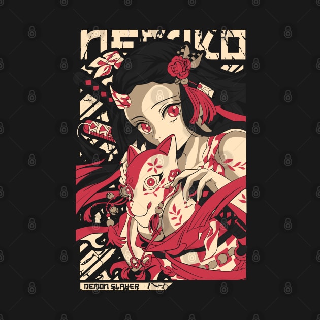 Nezuko Kamado - Demon Slayer Design by Silvercrowv1