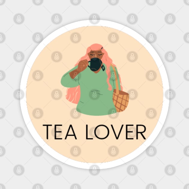 Tea lover Magnet by Kaalpanikaa