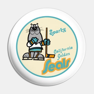 Defunct California Golden Seals Sparky Pin