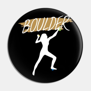 Boulder women Pin