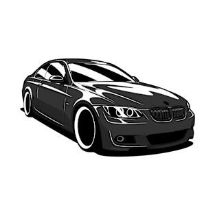 Black E92 Coupe T-Shirt