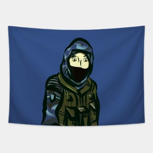 Clear sky stalker Tapestry