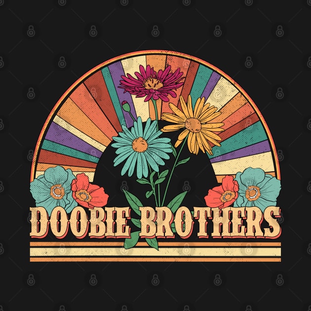 Doobie Flowers Name Brothers Personalized Gifts Retro Style by Roza Wolfwings