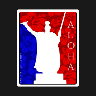 Aloha Spirit Floral King Kamehameha by Hawaii Nei All Day T-Shirt