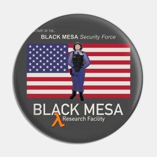 Join the Black Mesa Security Force! Pin