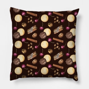 Cookies and spices on brown Pillow