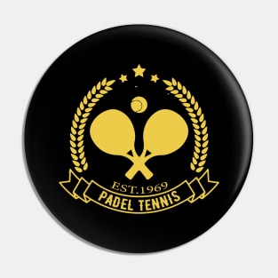 Padel Tennis retro Pin