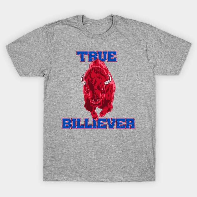 WNY Pride T-Shirt - Charging Football Buffalo - True Billiever - Nfl  Football - T-Shirt