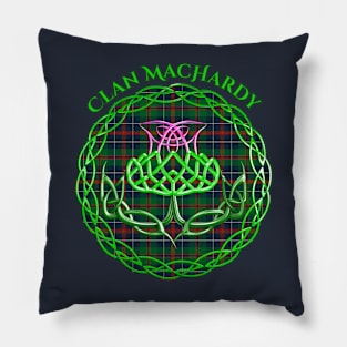 MacHardy Scottish Tartan Celtic Thistle Pillow