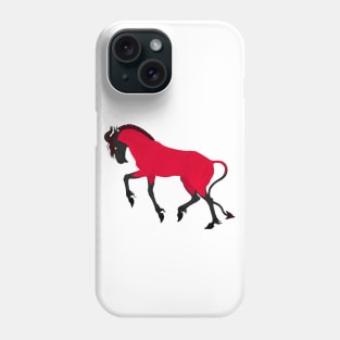 Halloween Horse Design - Yellow Eyes Phone Case