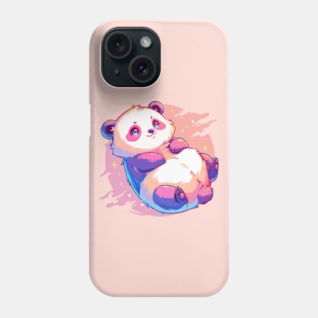 Happy panda with vivid colors Phone Case by etherElric