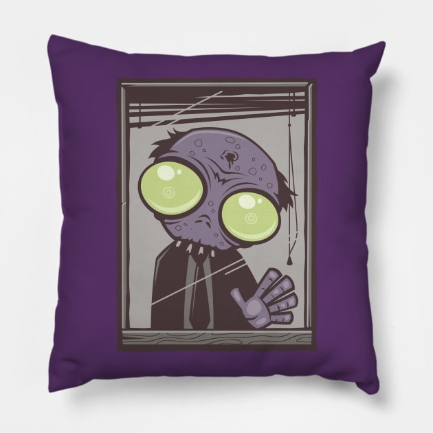 Office Zombie Pillow by fizzgig