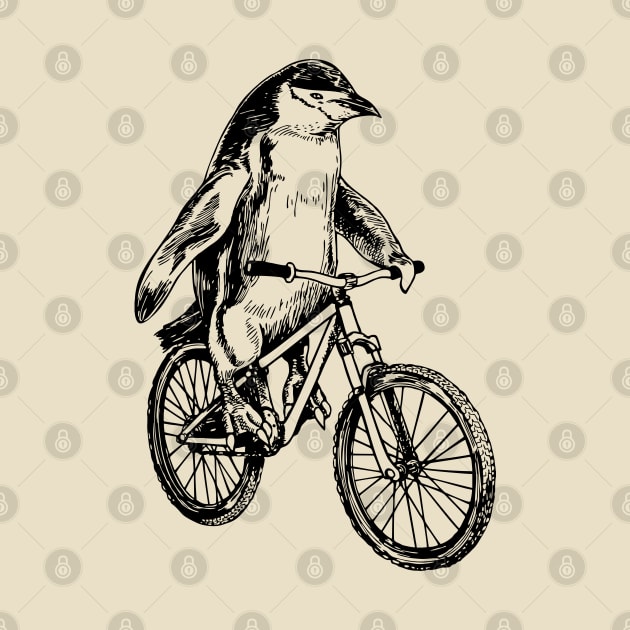 SEEMBO Penguin Cycling Bicycle Bicycling Biker Biking Bike by SEEMBO