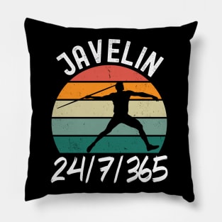 Javelin Throw 24 7 365 Pillow